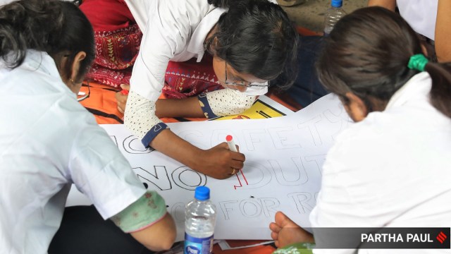 doctors protest kolkata