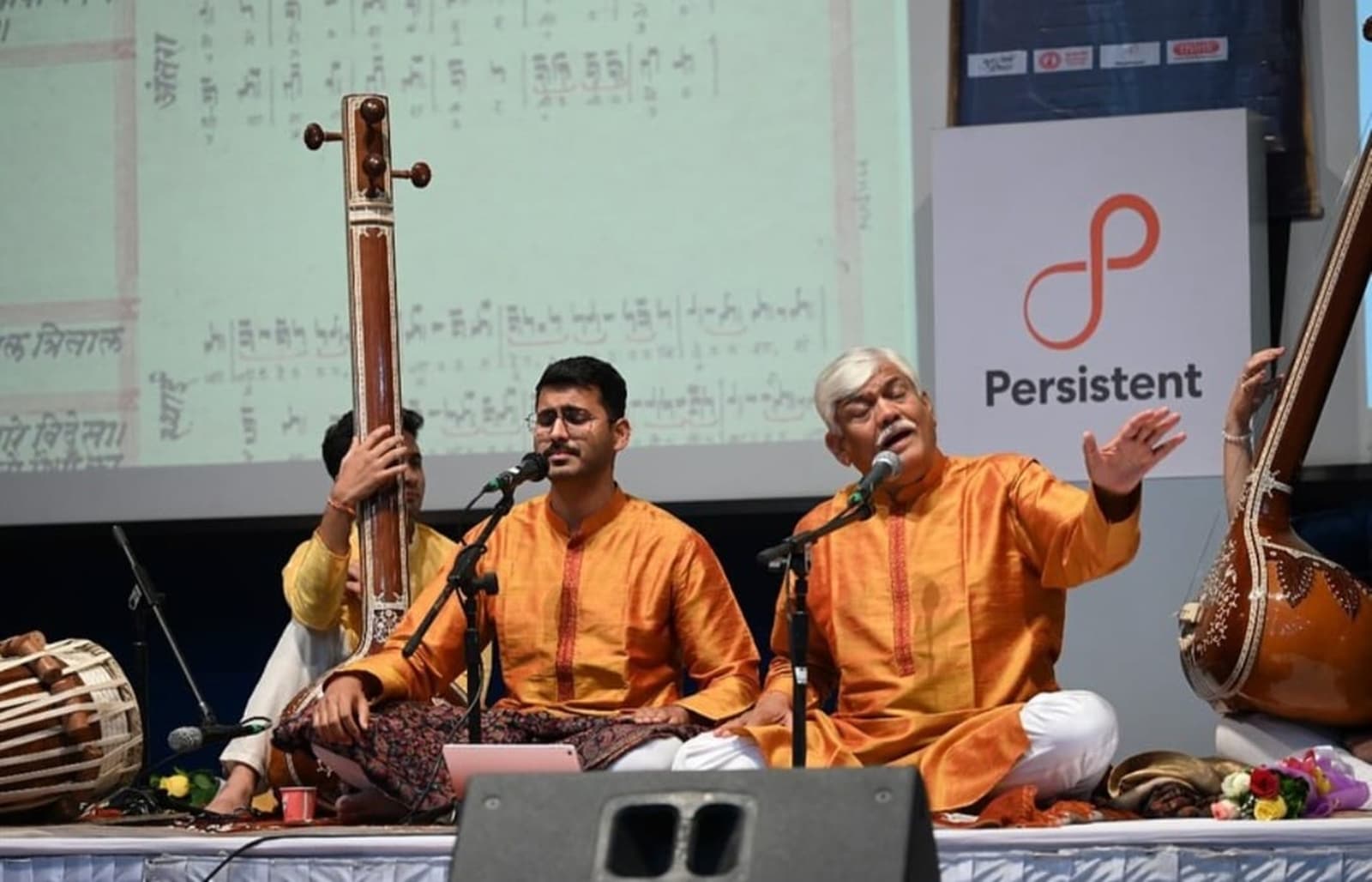 Pandit Umakant Gundecha performing at a concert in Nagpur earlier this year. (Photo: Umakant Gundecha/ Instagram)