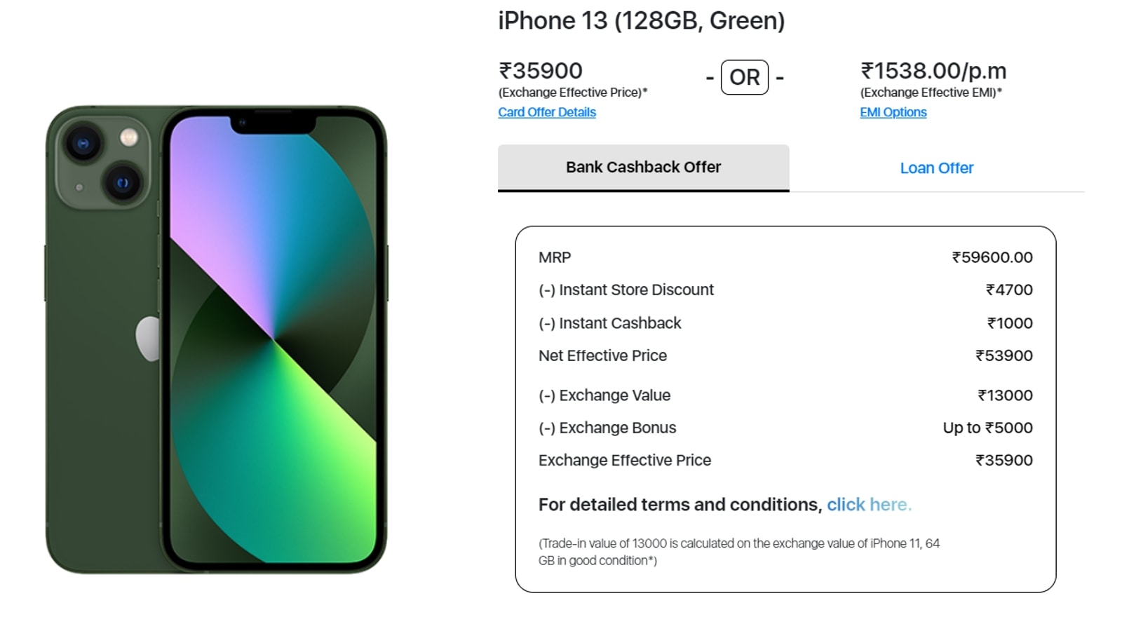 iPhone 13 discount