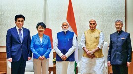 Japan-India 2+2 Ministerial Meeting, Japan-India Ministerial Meeting, UN Charter, S. Jaishankar, Kihara Minoru and Kamikawa Yoko, Indian express news, current affairs