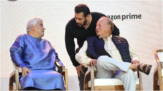 Salman Khan, Javed Akhtar and Salim Khan