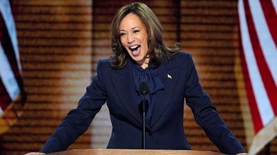 Election 2024 DNC, kamala harris, US, indian express