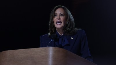 kamala harris speech, DNC, indian express