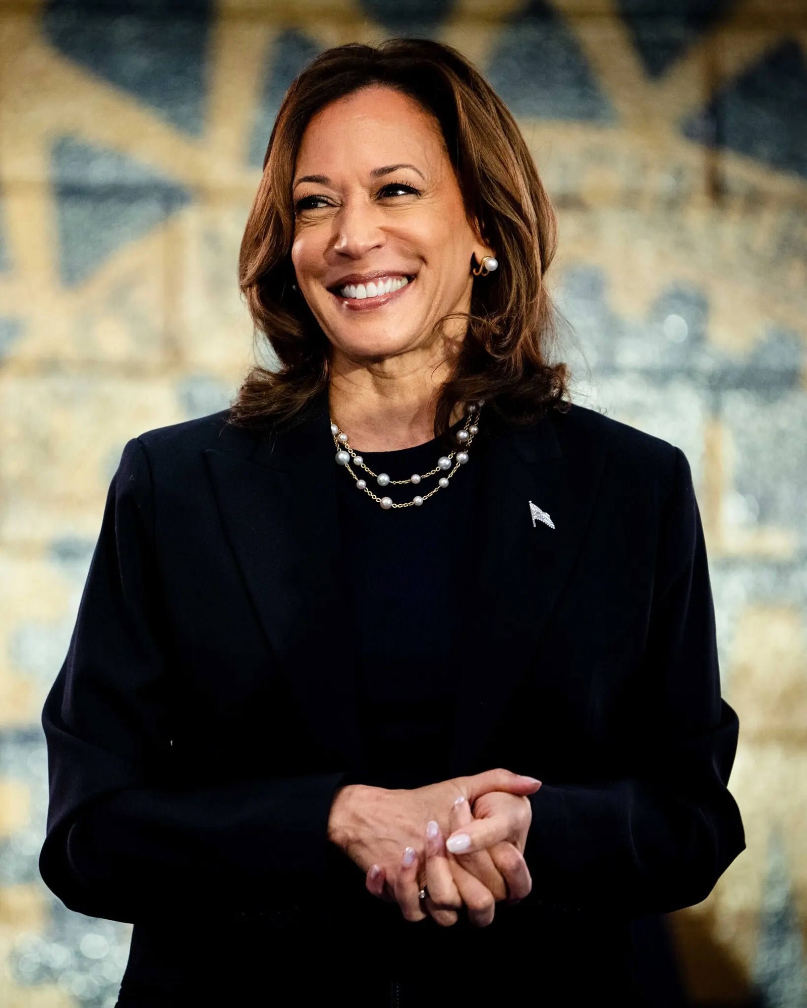 FILE — Vice President Kamala Harris, the Democratic presidential nominee, during a campaign event at the UAW Local 900 in Wayne, Mich., Aug. 8, 2024. Former President Donald Trump showed great interest in Harris’s appearance on the cover of Time magazine. (Erin Schaff/The New York Times)