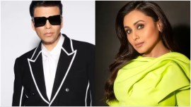 Rani Mukerji and Karan Johar
