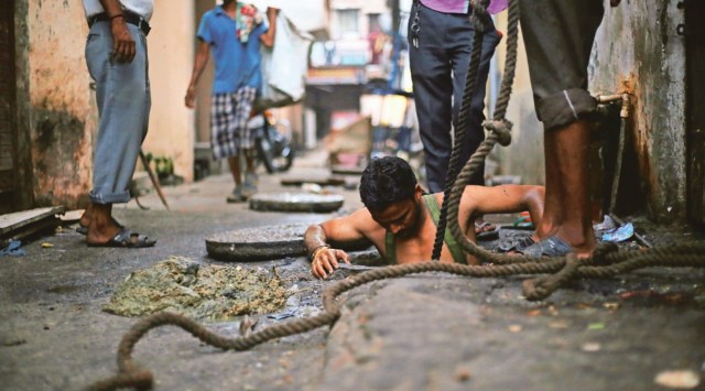 manual scavenging, Ahmedabad manual scavenging, Gujarat manual scavenging, manual scavenging survey, Ahmedabad news, Gujarat news, India news, Indian express, Indian express India news, Indian express India