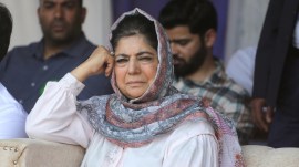 mehbooba mufti, house arrest, srinagar, indian express