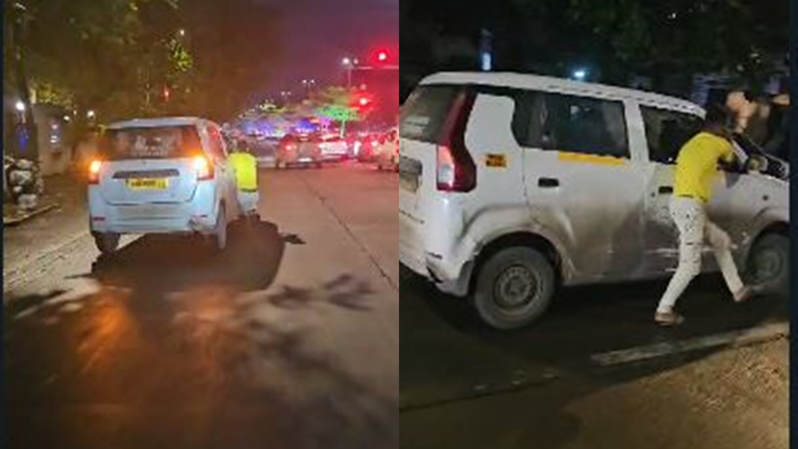 mumbai cab driver performs stunts, indian express