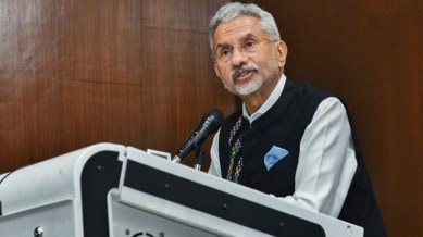 US election Bangladesh crisis, EAM Jaishankar, Jaishankar on Bangladesh crisis, Bangladesh protests, Dhaka, sheikh Hasina, India Bangladesh relations, Indian express news