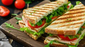 Create a sandwich that fits comfortably in the mouth