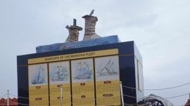 NCP shivaji maharaj statue