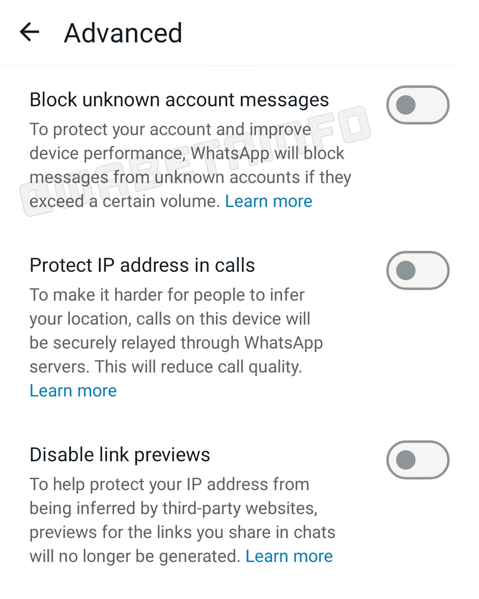 WhatsApp spam