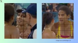 The viral video shows Brazil's Ana Patricia Silva Ramos in a heated argument with Canada’s Melissa Humana-Paredes and Brandie Wilkerson (Image source: @TheFigen_/X)