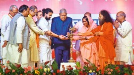 Jagdeep Dhankar, Vice President Jagdeep Dhankar, Hindu Spiritual and Service Fair, Jaipur, Indian express news, current affairs