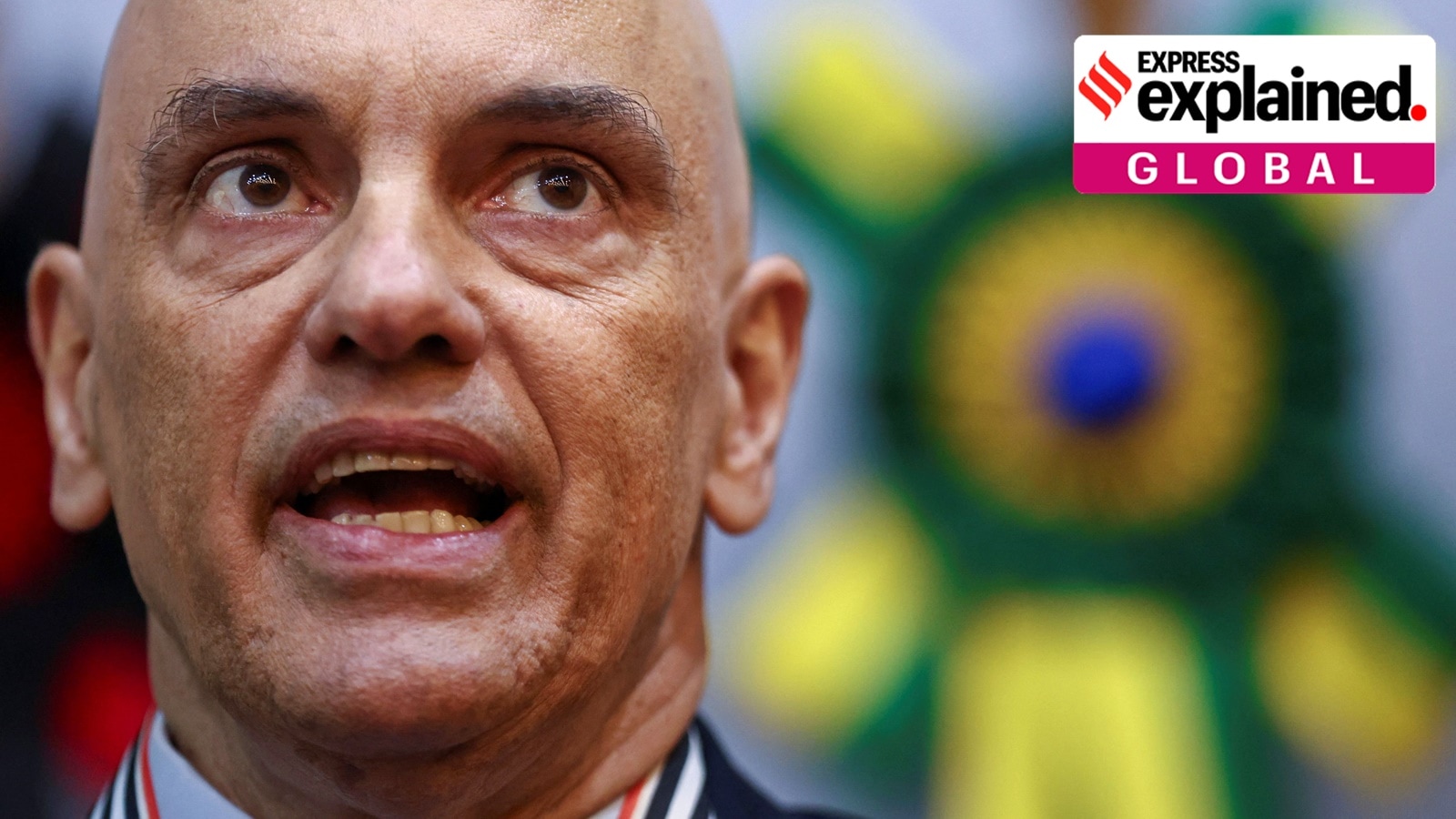 Brazil's Supreme Court Judge Alexandre de Moraes attends an event where he received a tribute by the Public Ministry of Sao Paulo, after the Brazilian Supreme Court ordered an immediate suspension of social media platform X in the country, in Sao Paulo, Brazil August 30, 2024.