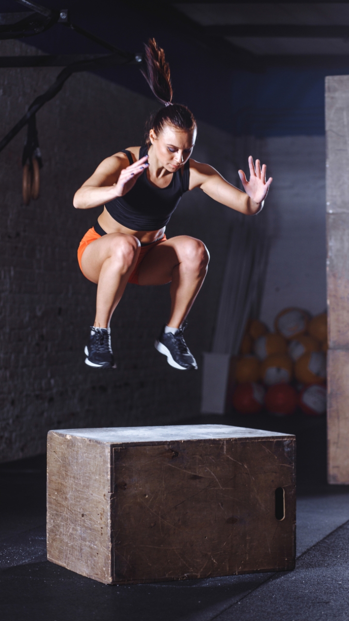Lateral Burpee Box Jumps