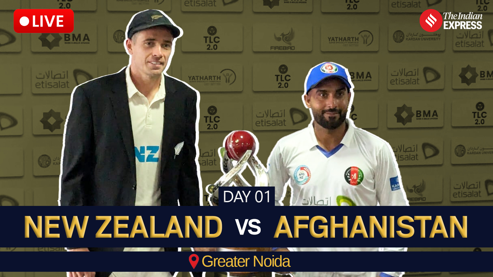 Afghanistan and New Zealand Begin Test Match Amid Concerns