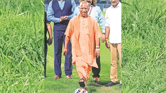 Yogi Adityanath, UP good governance model, rule of law, Police transformed UP, UP law and order, Mitra Police, Dr B R Ambedkar Police Academy, Indian express news