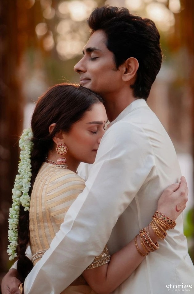 Aditi Rao Hydari and Siddharth