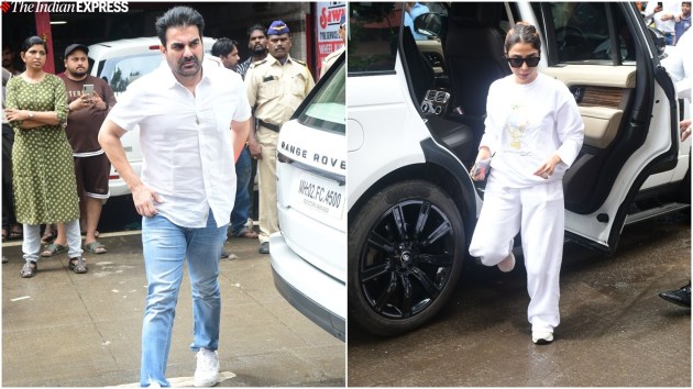 Malaika Arora's stepfather Anil Mehta's funeral