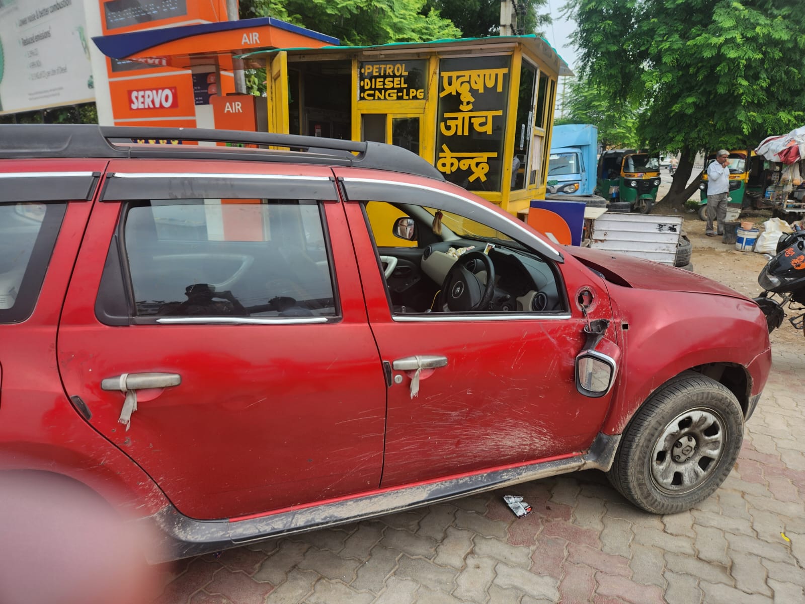 The group left in Harshit’s family car, heading to a mall 5 km away — Harshit, 22, took the wheel and Aryan sat in the passenger seat, while Harshit’s brother Shanky alias Sagar, 29, their mother Sujata and neighbour Kirti Sharma sat in the rear seat. (Express Photo)