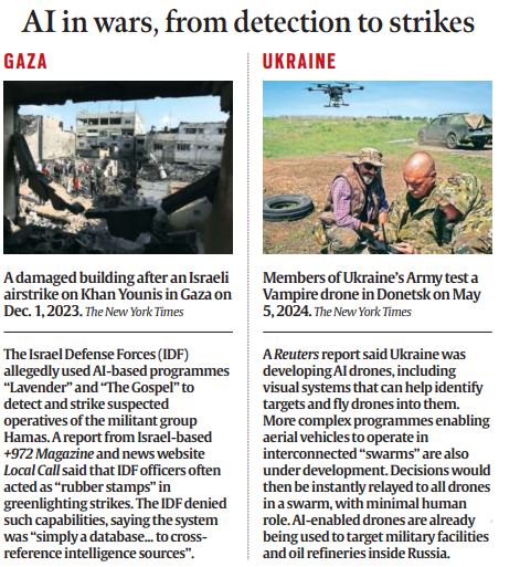 AI in military, from Ukraine to Gaza. 