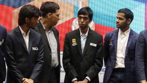 Chess Olympiad 2024 Full Guide: Vidit Gujrathi, Gukesh, Praggnanandhaa, Arjun Erigaisi and Pentala Harikrishna are part of Team India at the 45th Chess Olympiad in Budapest. (Express photo by Partha Paul)