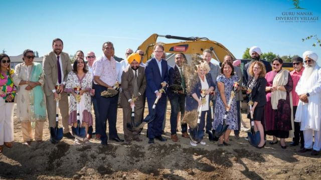 The ground-breaking ceremony for the Guru Nanak Diversity Village (GNDV) project was held in Surrey on September 5. The 125-bed facility in Cloverdale will be a three-storey building and is estimated to cost 123 million Canadian dollars. Chandigarh guru Nanak dev