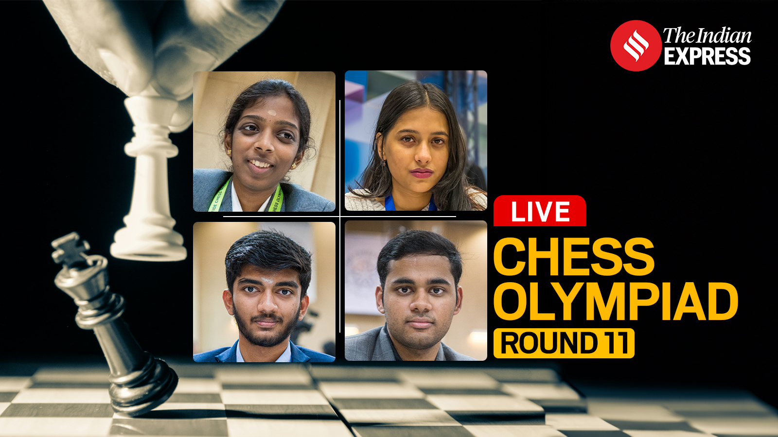 Chess Olympiad 2024 Round 11 Live Updates Gukesh, Pragg off to solid