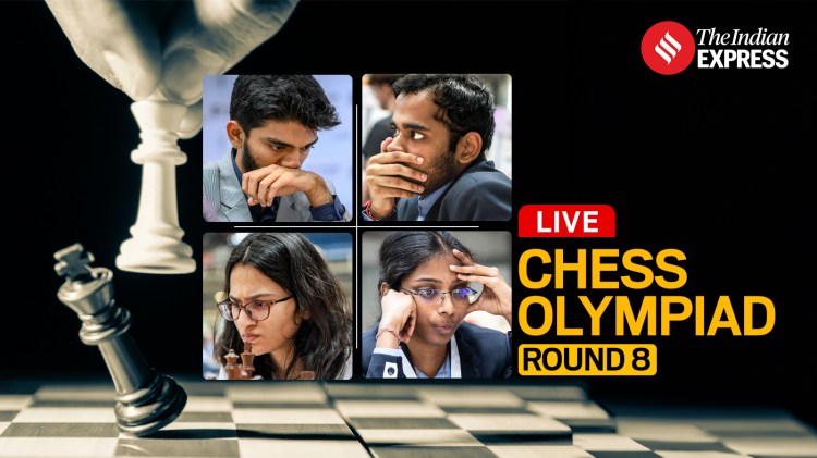 Chess Olympiad 2024: The Indian team is taking on Iran in the open section while the Indian women's team is taking on Poland in Round 8 today