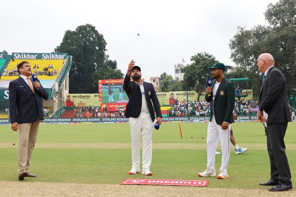 The Upper C stand (top left) during Toss on Friday. (Sportzpics)