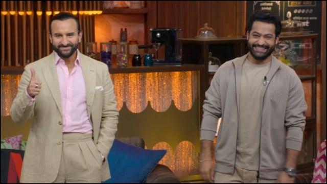 Saif Ali Khan and Jr NTR connected  The Great Indian Kapil Show