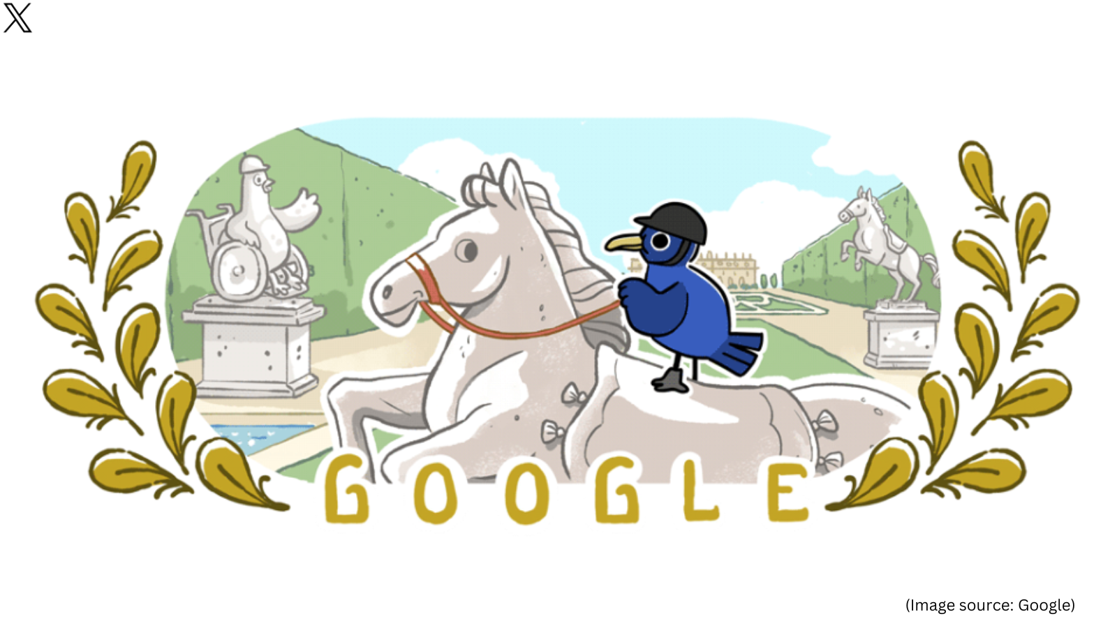 Google Doodle today celebrates equestrian events at Paris Paralympics ...