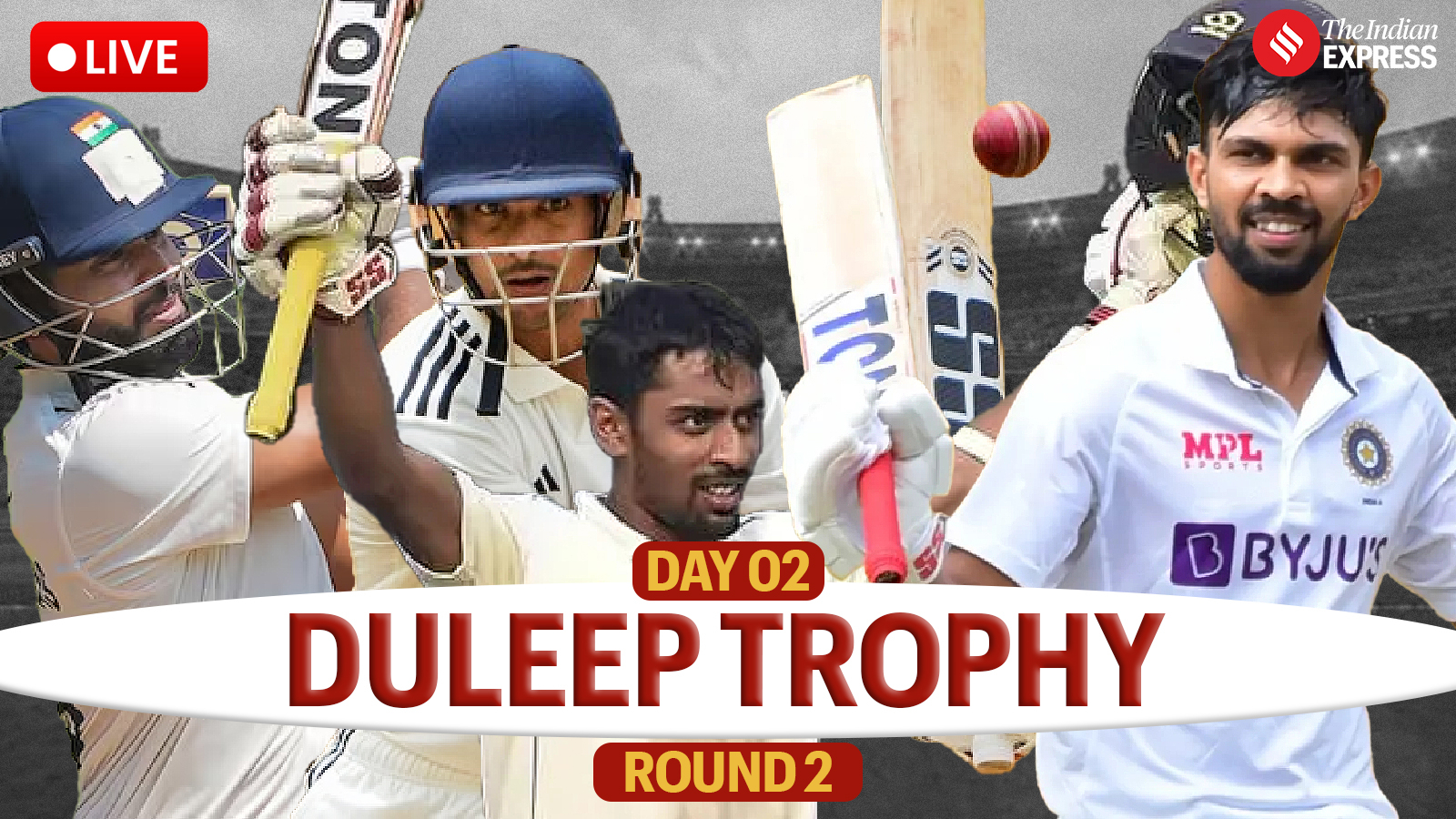 Duleep Trophy LIVE Score, Round 2 Day 2 Mulani eyes maiden hundred for