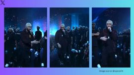 Eminem at 2024 MTV VMAs (Image source: @nypost/X)