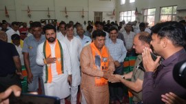 BJPs Gian Chand Gupta, haryana assembly polls, panchkula, gian chand gupta, chander mohan, bjp, congress, aap, triangular contest, Chandigarh, Gian Chand Gupta paris remark, Indian express news