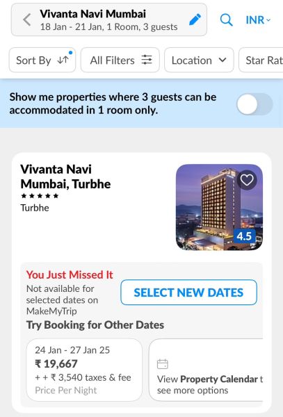 Hotels near DY Patil Stadium, Coldplay concert venue