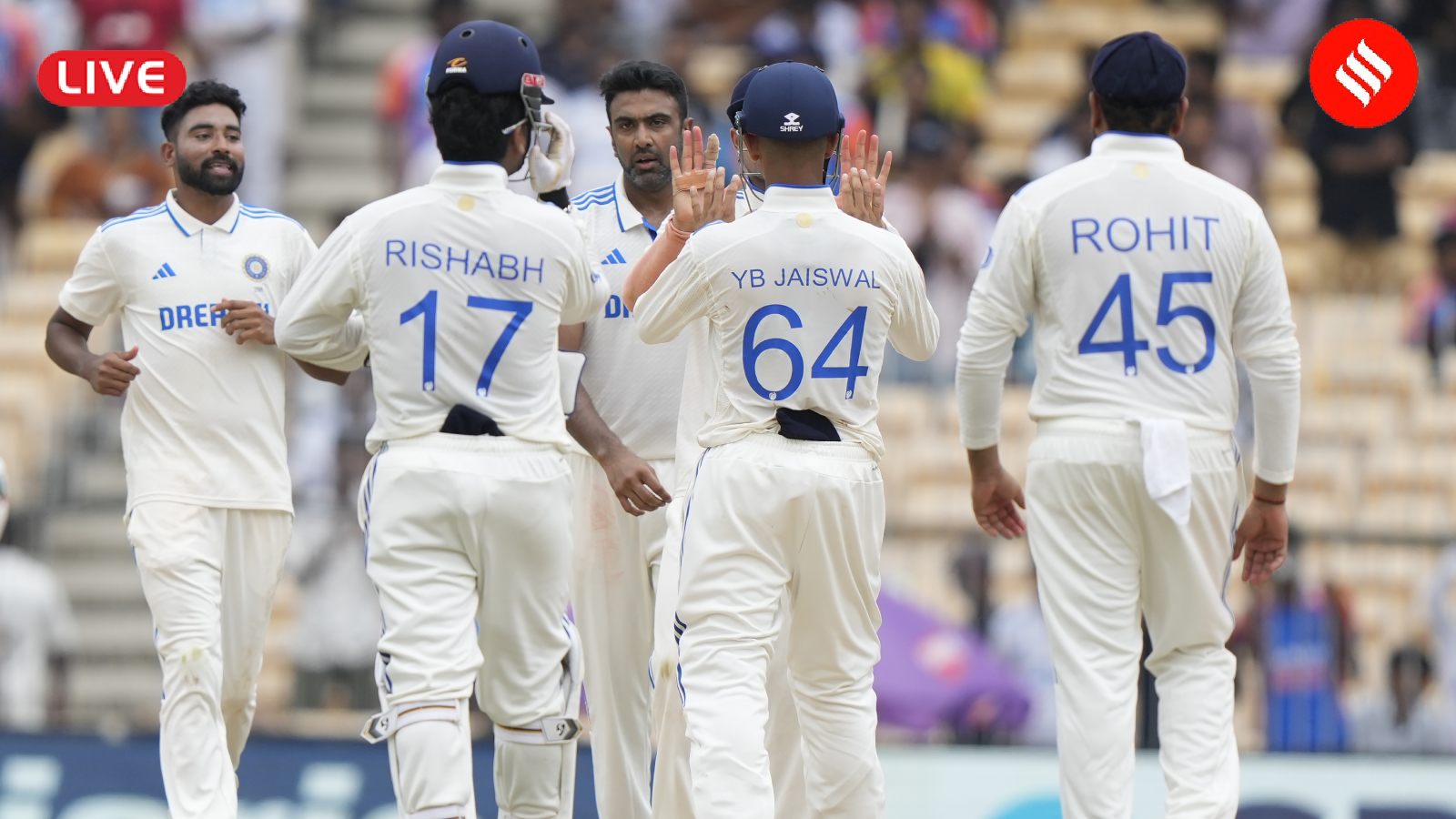 India vs Bangladesh Live Score, 1st Test Day 4 Najmul, Shakib survive