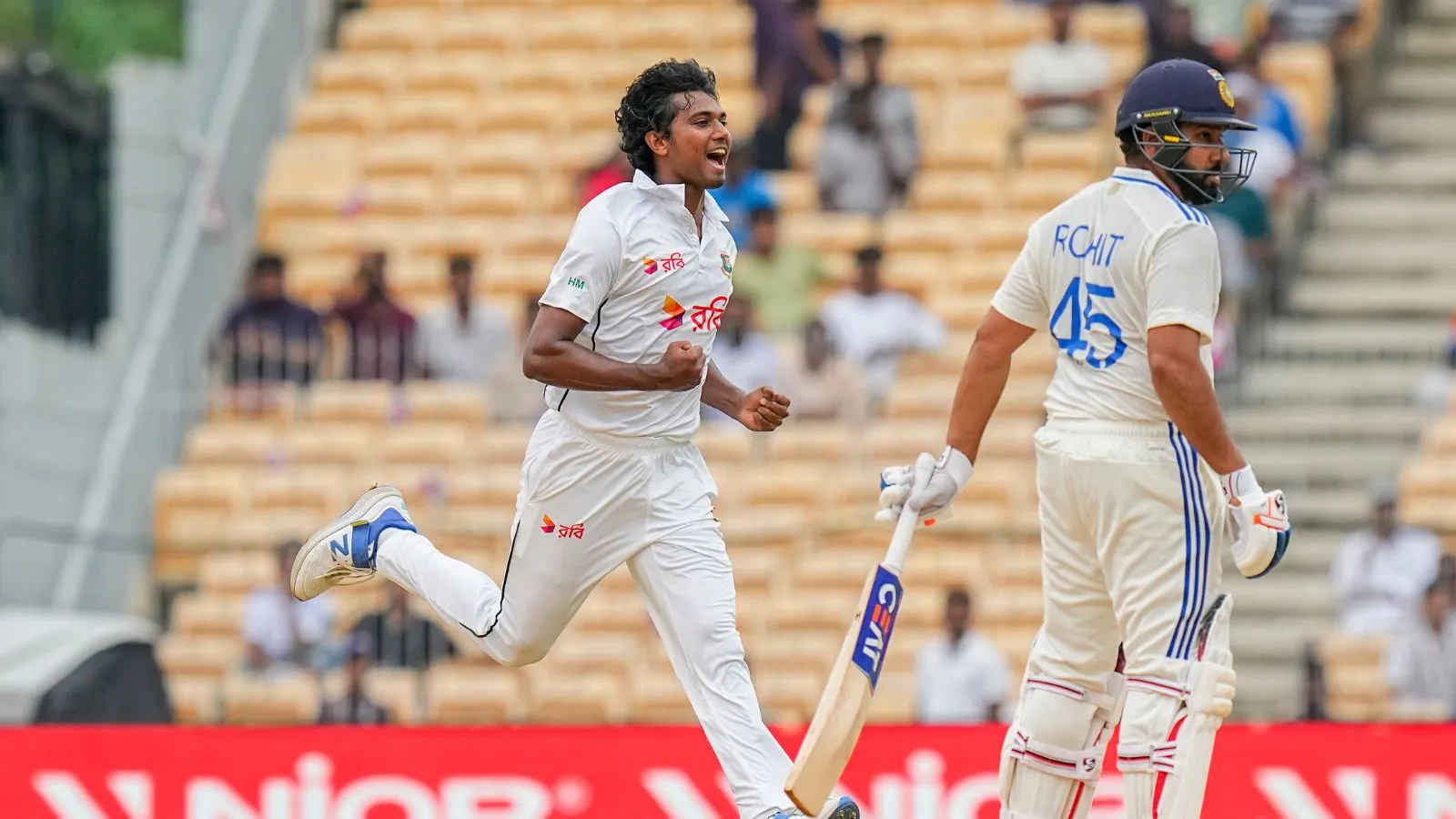 India vs Bangladesh: Rohit, Gill and Kohli perish early on Day 1 in Chennai Test as Mahmud snaps three