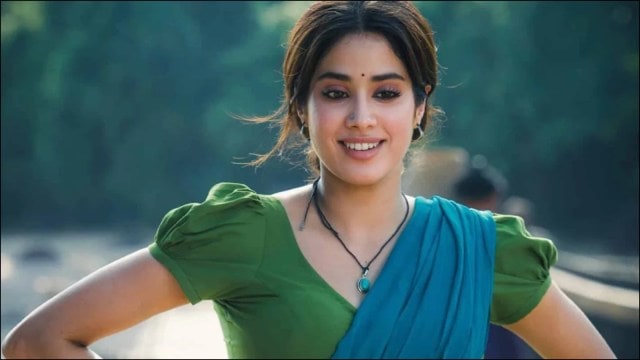Jahnvi Kapoor in a still from Devara