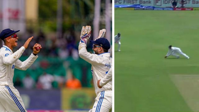 IND vs BAN 2nd Test: Yashasvi Jaiswal catch vs Bangladesh