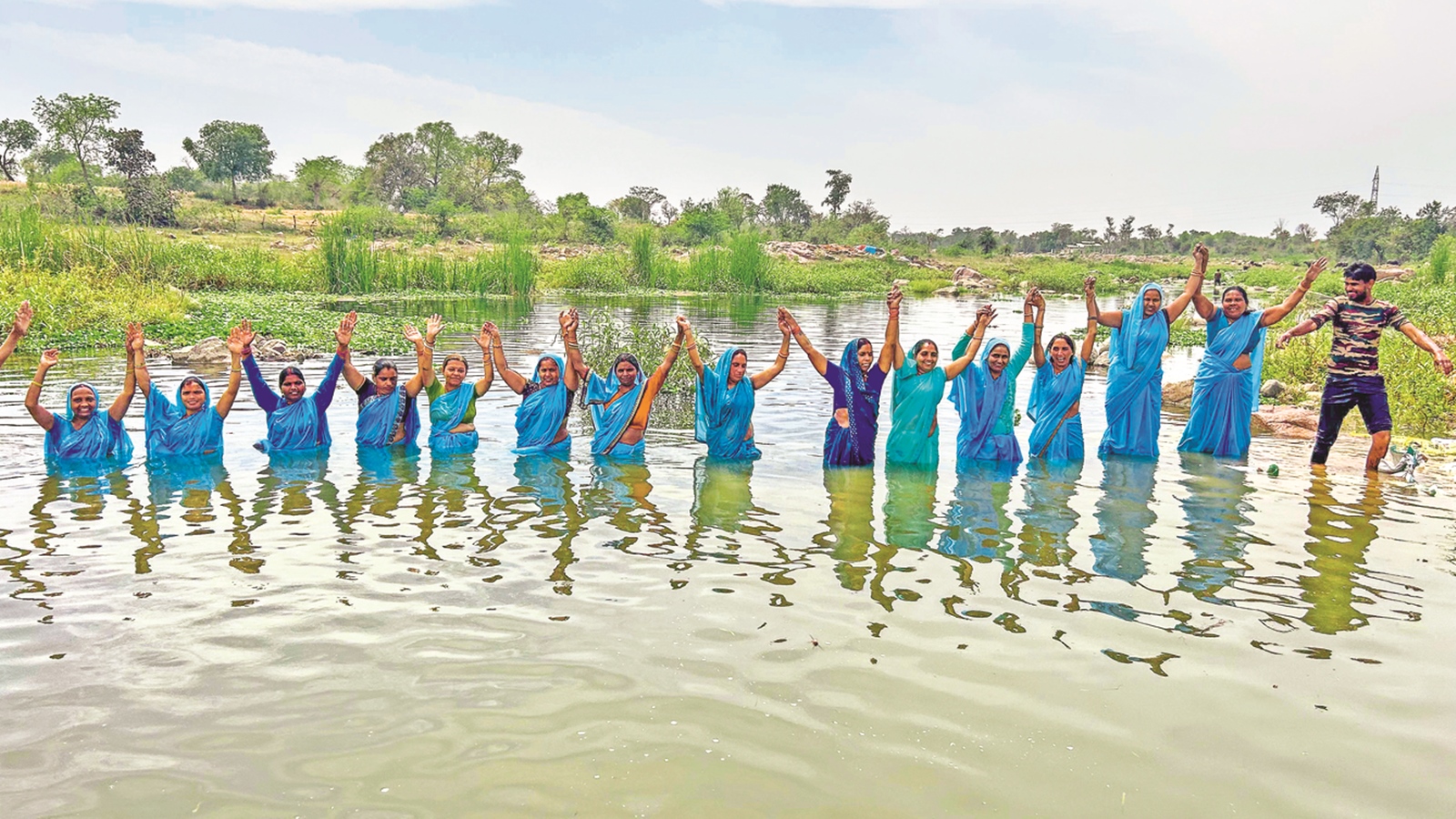 In Mann Ki Baat, PM Modi hails Jhansis Jal Sahelis for reviving Ghurari River.