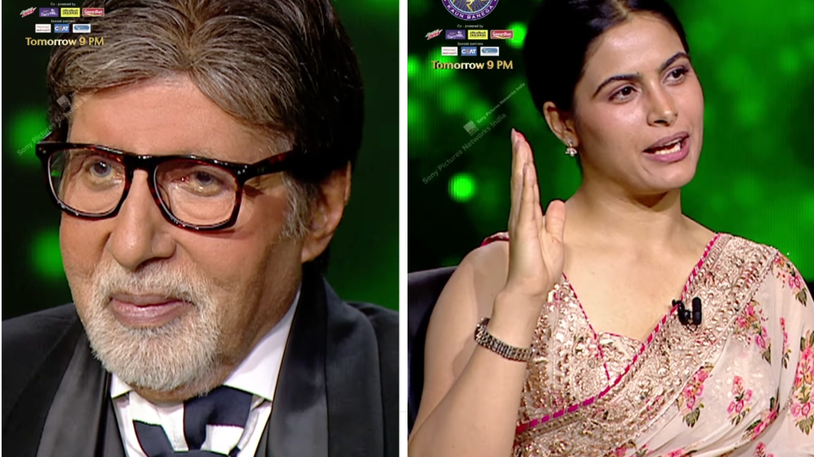 Manu Bhaker surprises Amitabh Bachchan as she recites his dialogue from ...