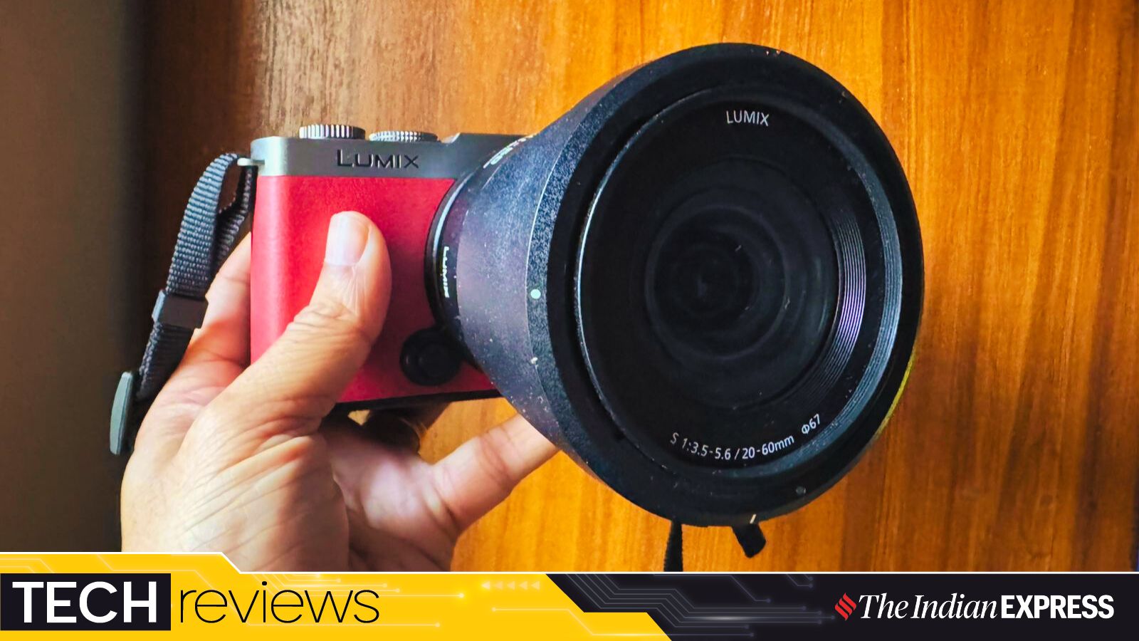 The Lumix S9 is meant for those looking to ace their content quality and bring about a unique visual style on platforms like Instagram and YouTube. (Image: Nandagopal Rajan/The Indian Express)