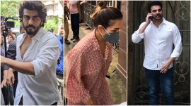 Malaika Arora’s former husband Arbaaz Khan, along with his family, and her boyfriend Arjun Kapoor have arrived at the Aroras’ residence to pay their last respects her father Anil Arora.