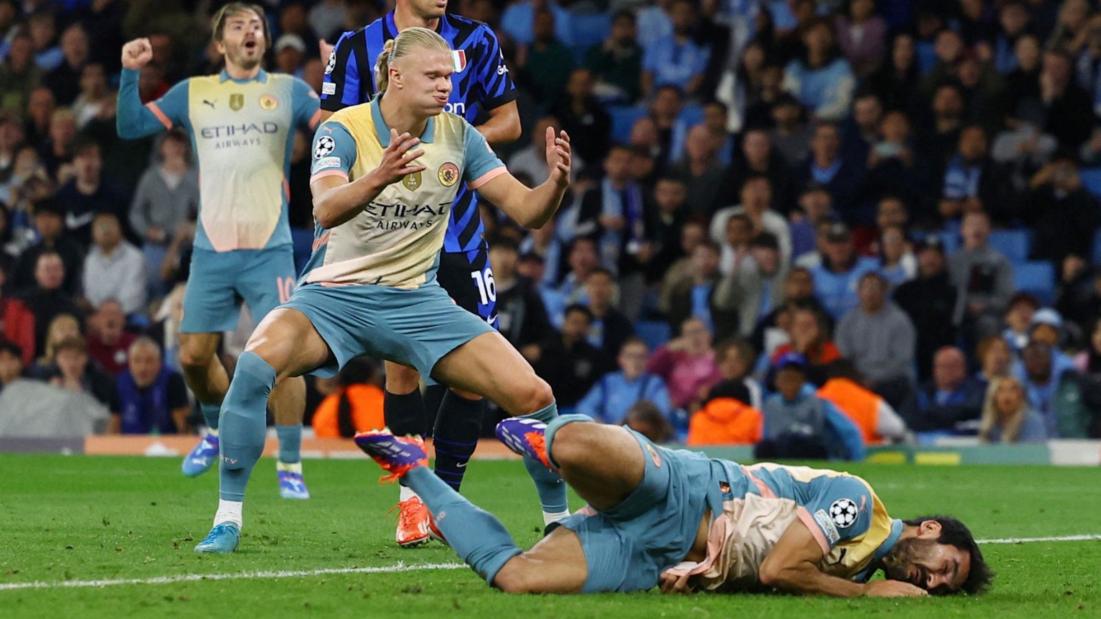 Inter Milan hold Man City to surprise 0-0 draw in Champions League opener