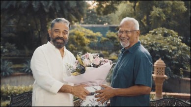 Mani Ratnam and Kamal Haasan after the wrapping up of Thug Life