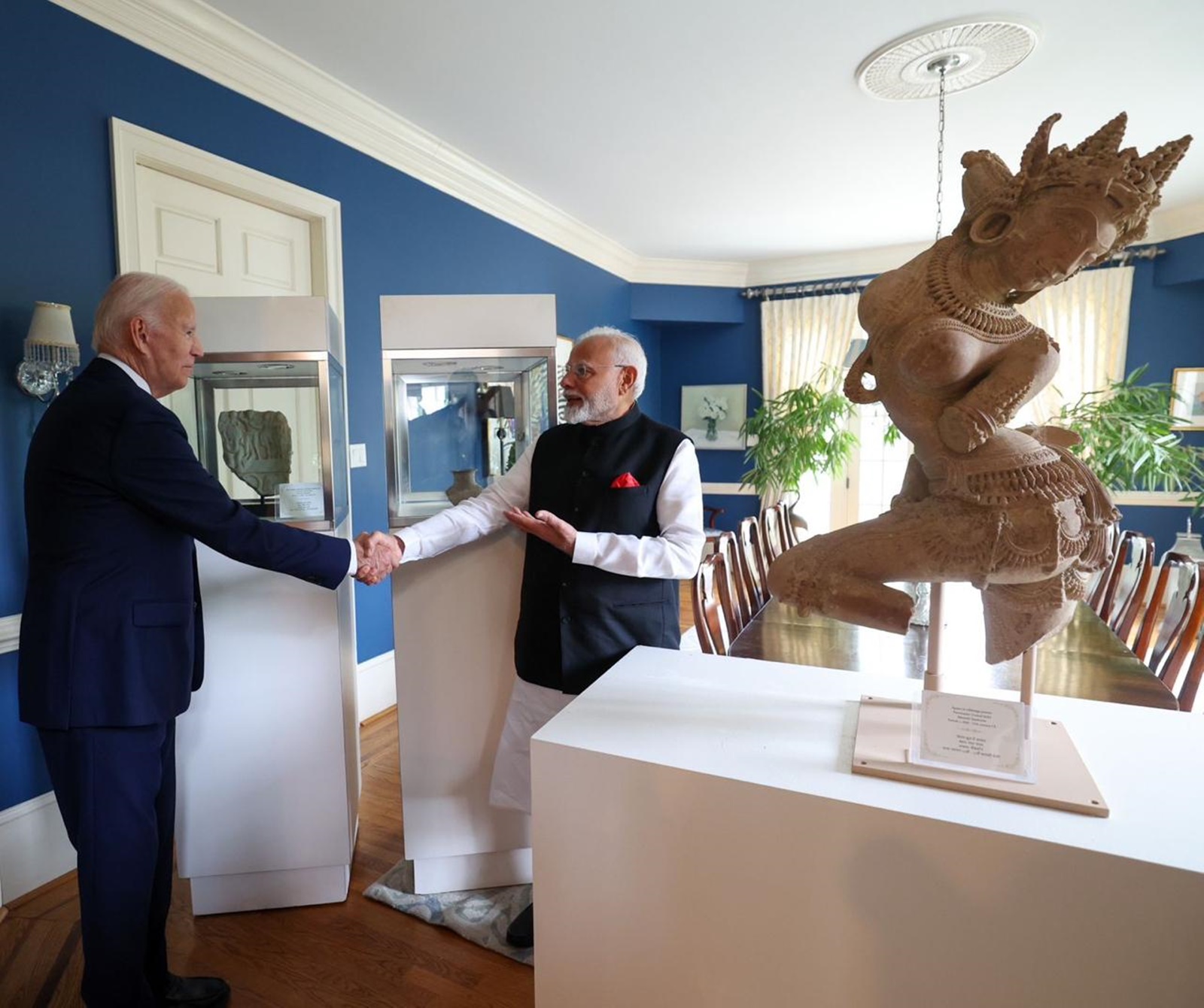 US PM Modi antiquities
