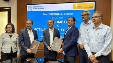 As part of the agreement, Motilal Oswal Knowledge Centre will be set up in IIT Bombay’s campus, with an area of around one and 1.2 lakh square feet