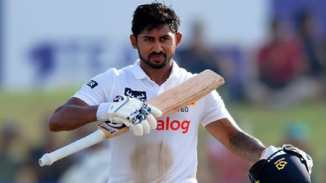 Kamindu Mendis in action for Sri Lanka vs New Zealand. (AP)